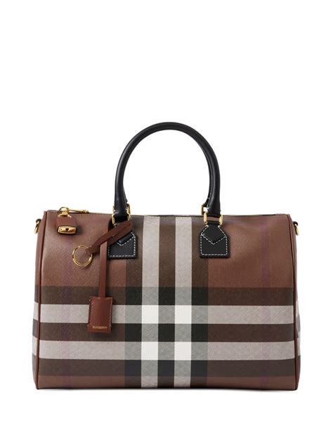 burberry bowling bag leather|burberry bowling bag sale.